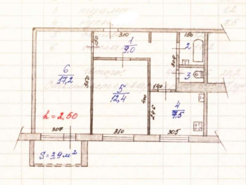 двухкомнатная квартира в микрорайоне Мотмос дом 8 город Выкса
