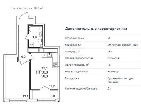 1-komnatnaya-derevnya-ankudinovka-kstovskiy-rayon фото