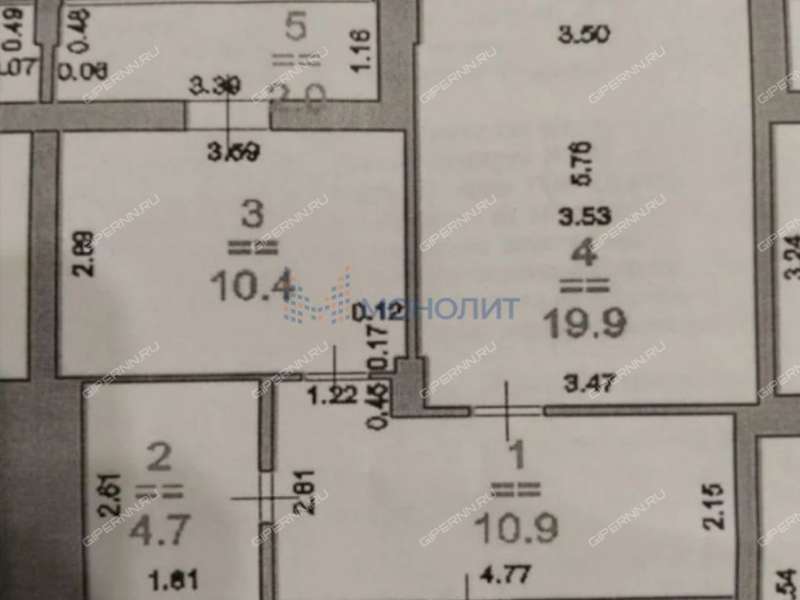 однокомнатная квартира на улице Карла Маркса дом 56