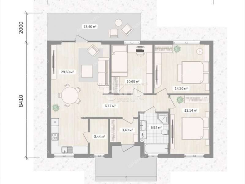 дом на Спортивная КП Новая деревня Владыкино