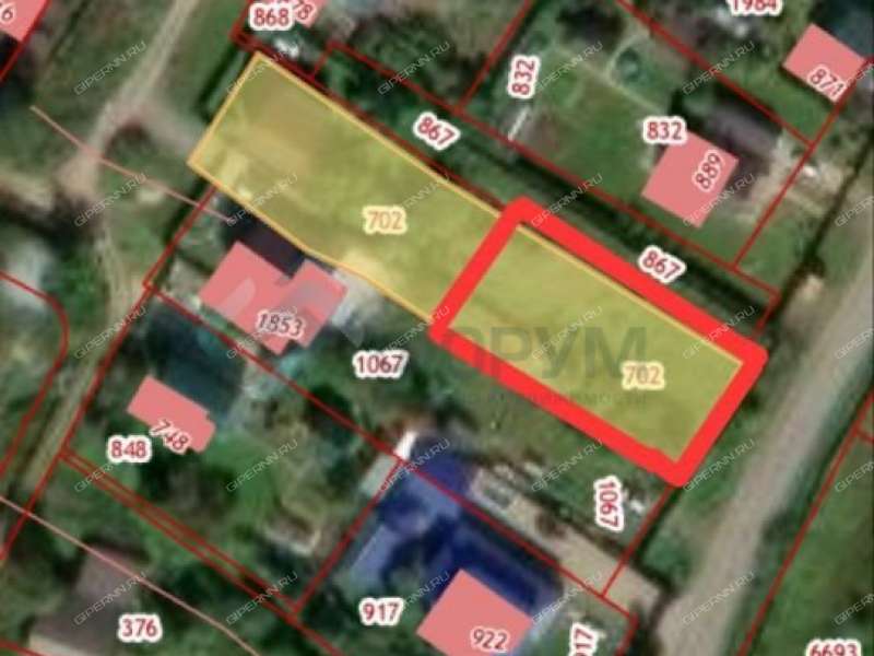 земельный участок 10 соток Новая улица деревня Бурцево