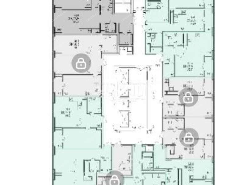 трёхкомнатная квартира примерно в 0,3 км на северо-восток от д.Анкудиновка, д.3 в ЖК КМ Анкудиновский парк, 50 деревня Анкудиновка