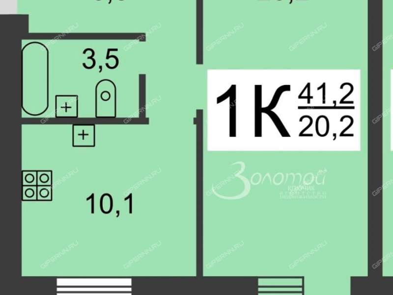 однокомнатная квартира на Палисадной улице дом 3