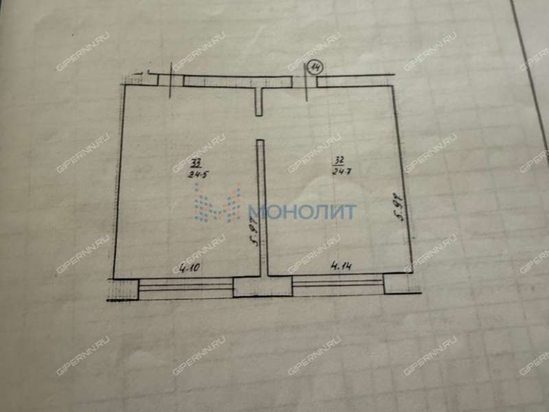 двухкомнатная квартира на - дом 3А посёлок Ильинский