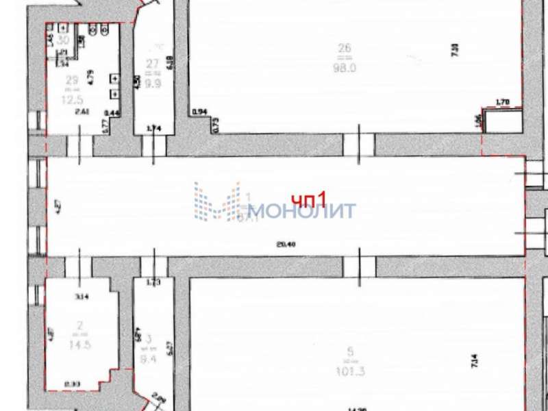 помещение под помещение свободного назначения, офис на площади Свободы