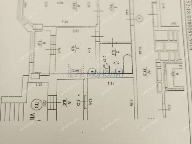однокомнатная квартира на улице Академика Сахарова дом 113 к2