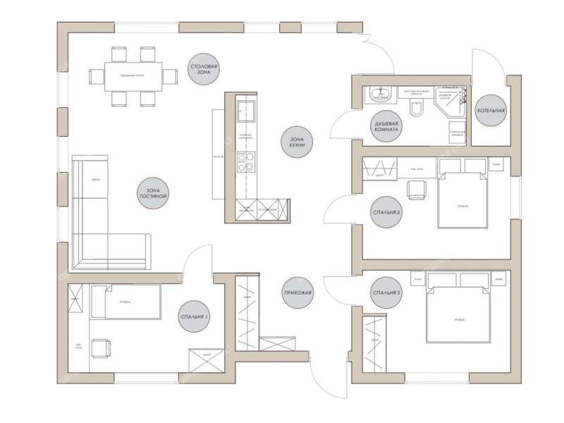 дом на Овражная ул. деревня Майдан