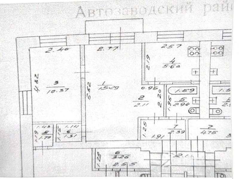 двухкомнатная квартира на улице Красных Партизан дом 8