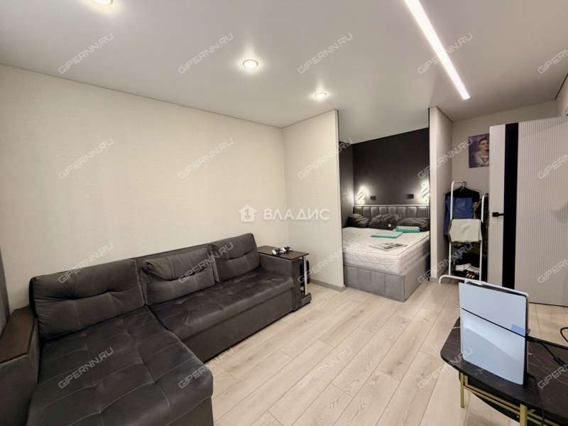 однокомнатная квартира на улице Чугунова дом 15 город Бор