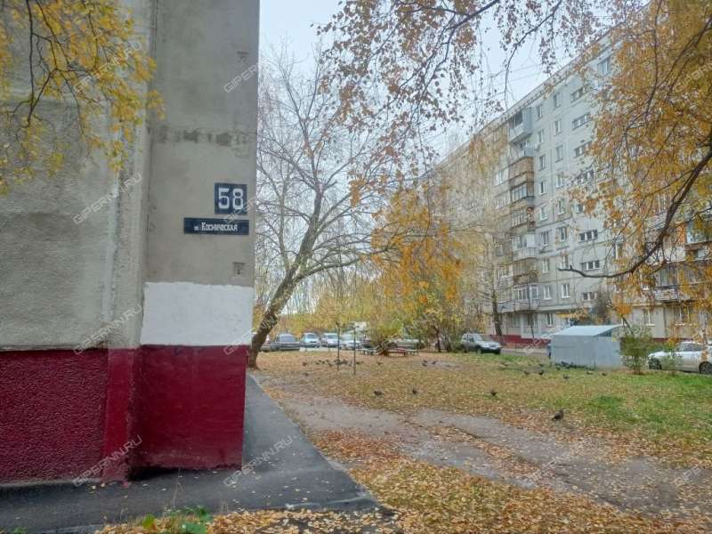 трёхкомнатная квартира на Космической улице дом 58