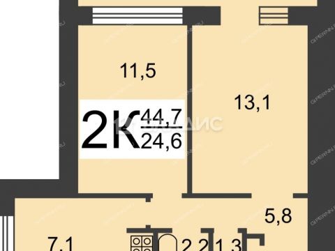 2-komnatnaya-prosp-lenina-d-104 фото