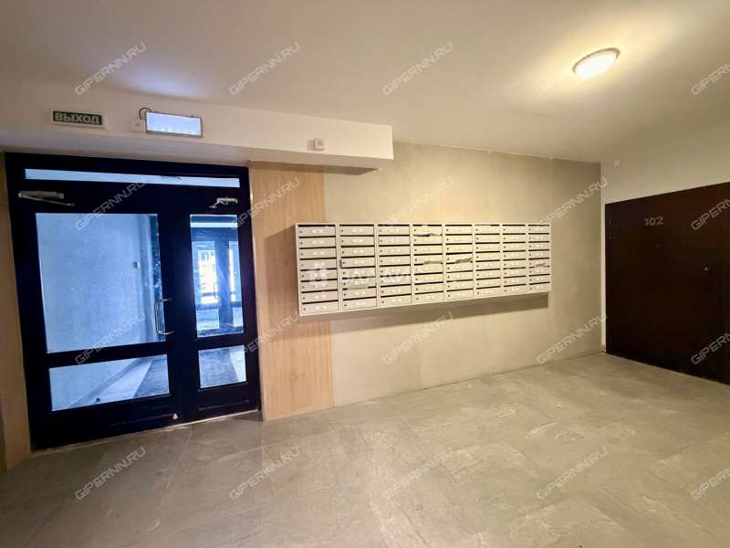 двухкомнатная квартира на улице Героя Советского Союза Аристархова дом 1