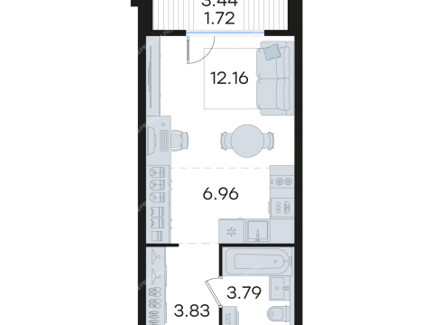kvartira-studiya-ul-garshina-d-40-k1-1-5 фото