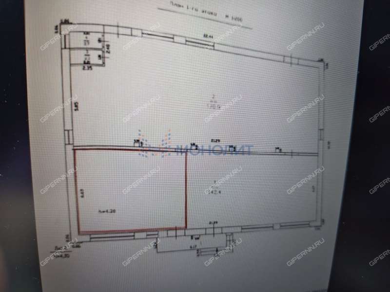 помещение под помещение свободного назначения, торговую площадь в 2-м микрорайоне город Бор