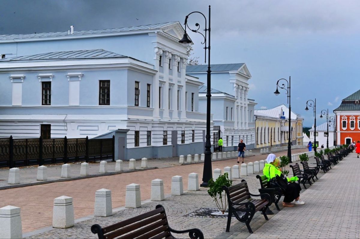 Благоустройство Соборной площади и прилегающих улиц завершилось в Арзамасе