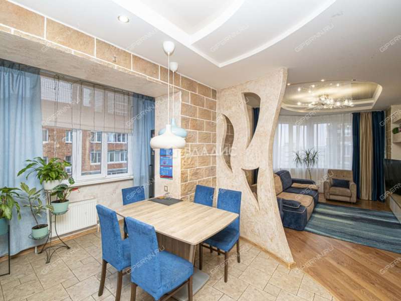 трёхкомнатная квартира на улице Тимирязева дом 7 к1