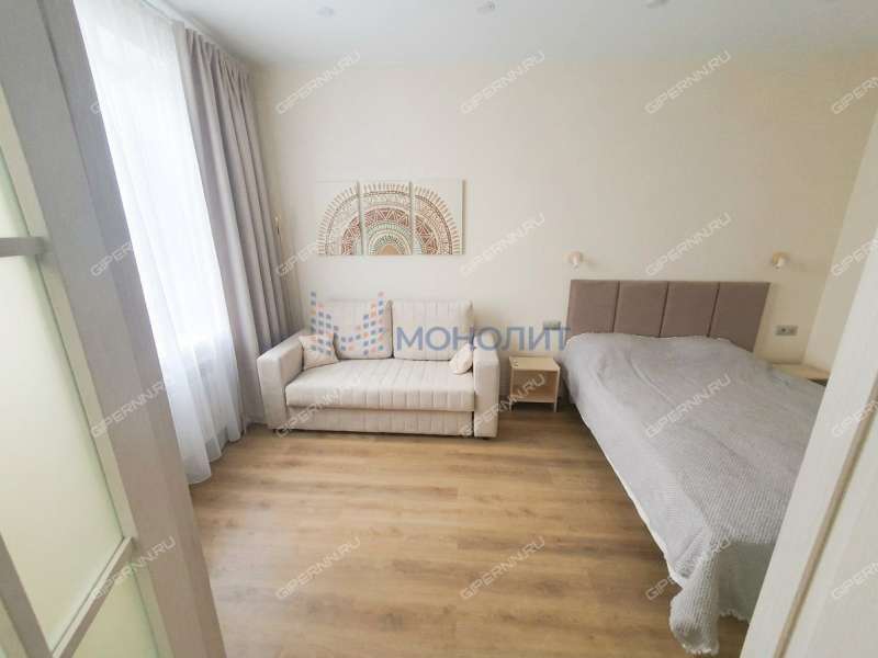 однокомнатная квартира на улице Луначарского дом 2/18