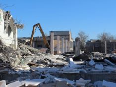 Остались руины: опубликованы новые фото сноса гипермаркета «Карусель»