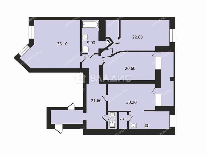 четырёхкомнатная квартира на улице Дунаева дом 8