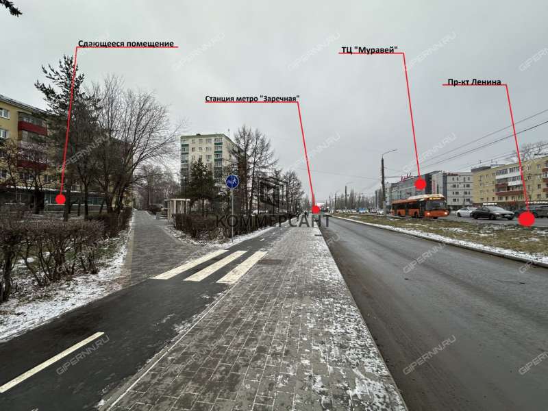 помещение под торговую площадь на проспекте Ленина