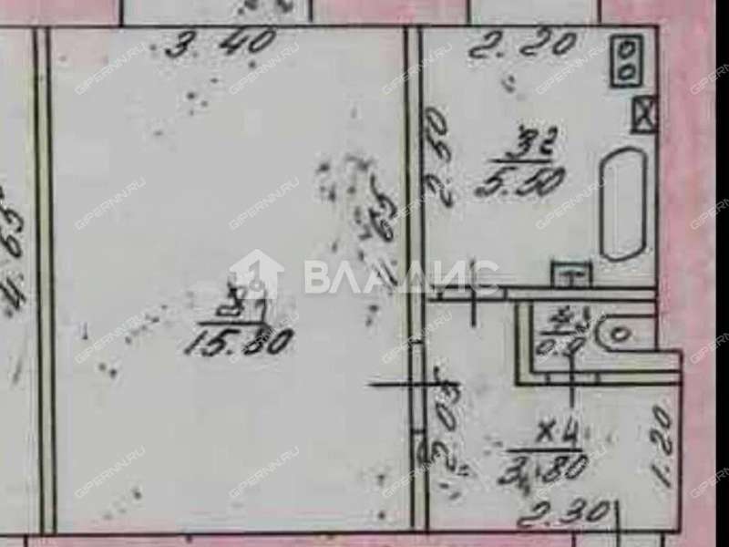 однокомнатная квартира на улице Тургенева дом 7