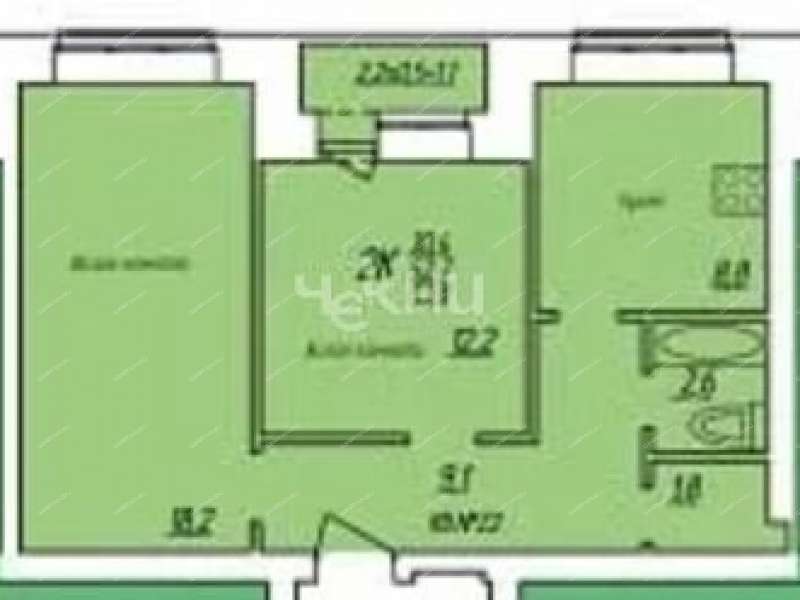 двухкомнатная квартира на улице Космонавтов дом 12 город Балахна