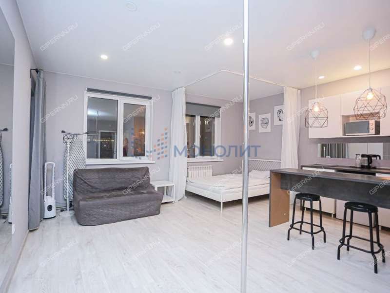 квартира-студия на Академической улице дом 12 деревня Афонино