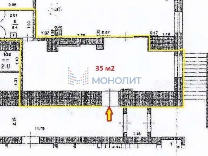 помещение под офис, торговую площадь на улице Сергея Акимова