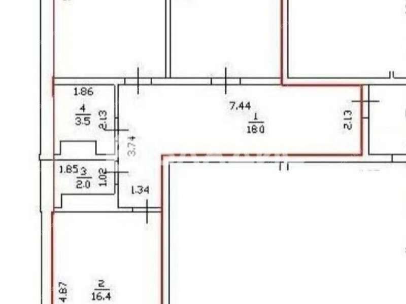 двухкомнатная квартира на Южном бульваре дом 19